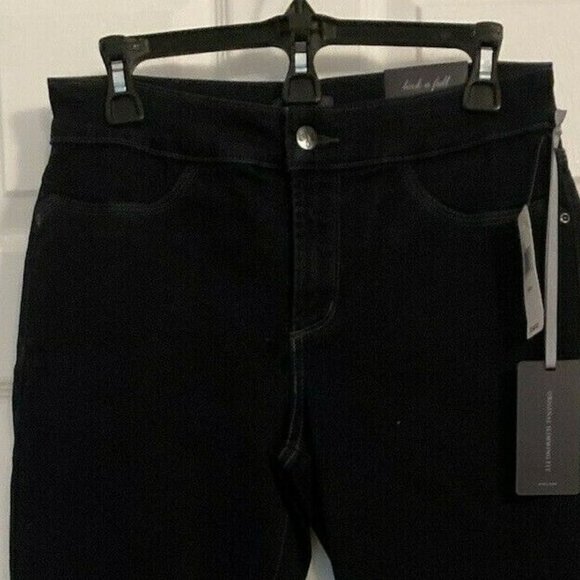 NOT YOUR DAUGHTER'S JEANS NYDJ 38445 MARINE BLUE SKINNY JANICE LEGGING 4 6 NWT - Picture 1 of 8